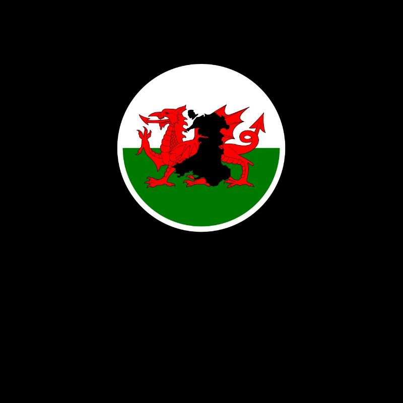 Wales Welsh Map Flag Welsh