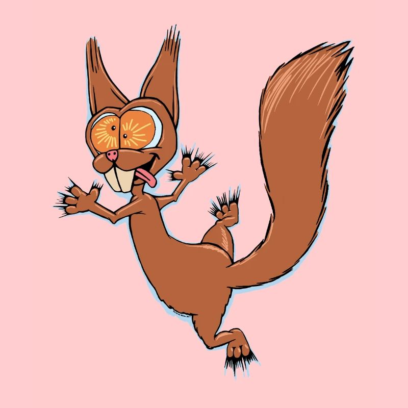 Verrücktes Eichhörnchen