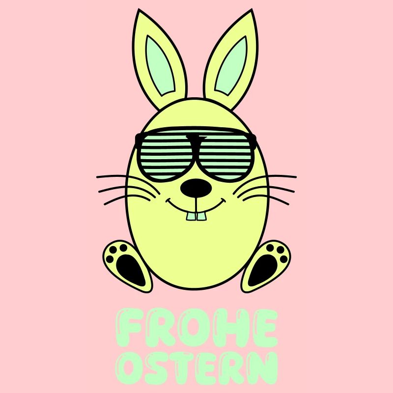 frohe ostern hase