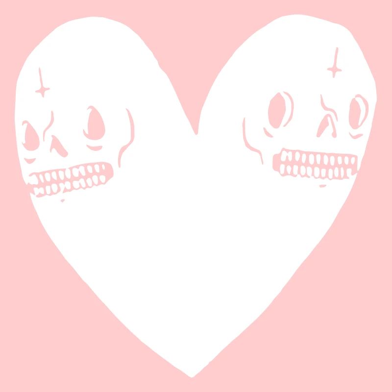 Skull heart
