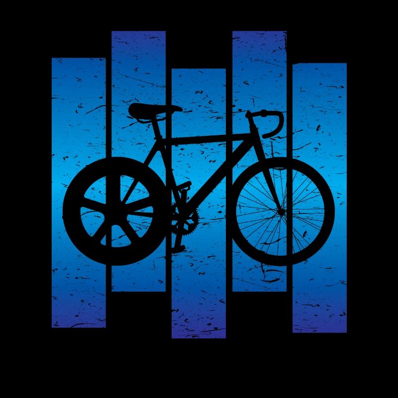 Silhouette de vélo de route