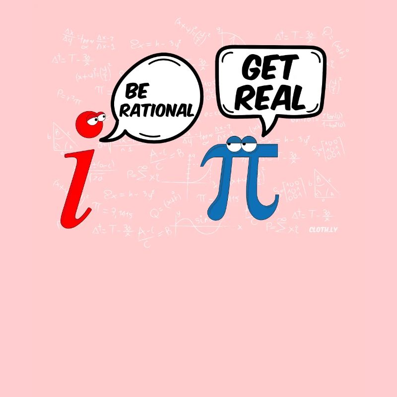 Math T-Shirt Drôle Pi Soyez rationnel