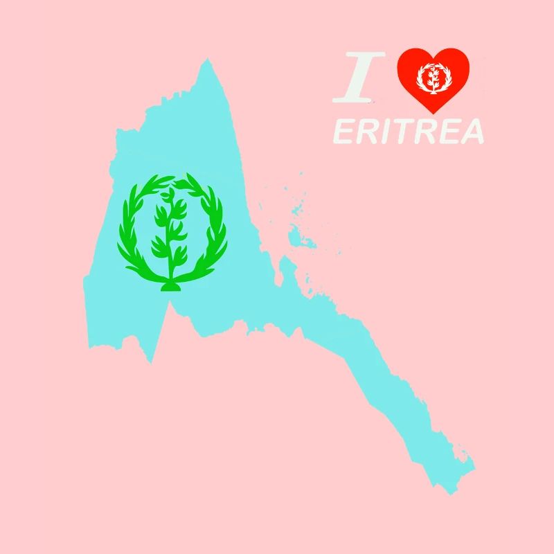 Carte drapeau érythréen