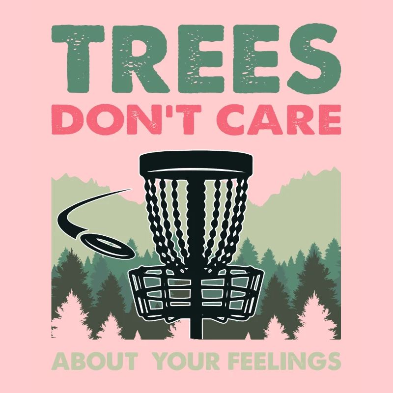 Drôles d’arbres de disc golf ne se soucient pas de votre