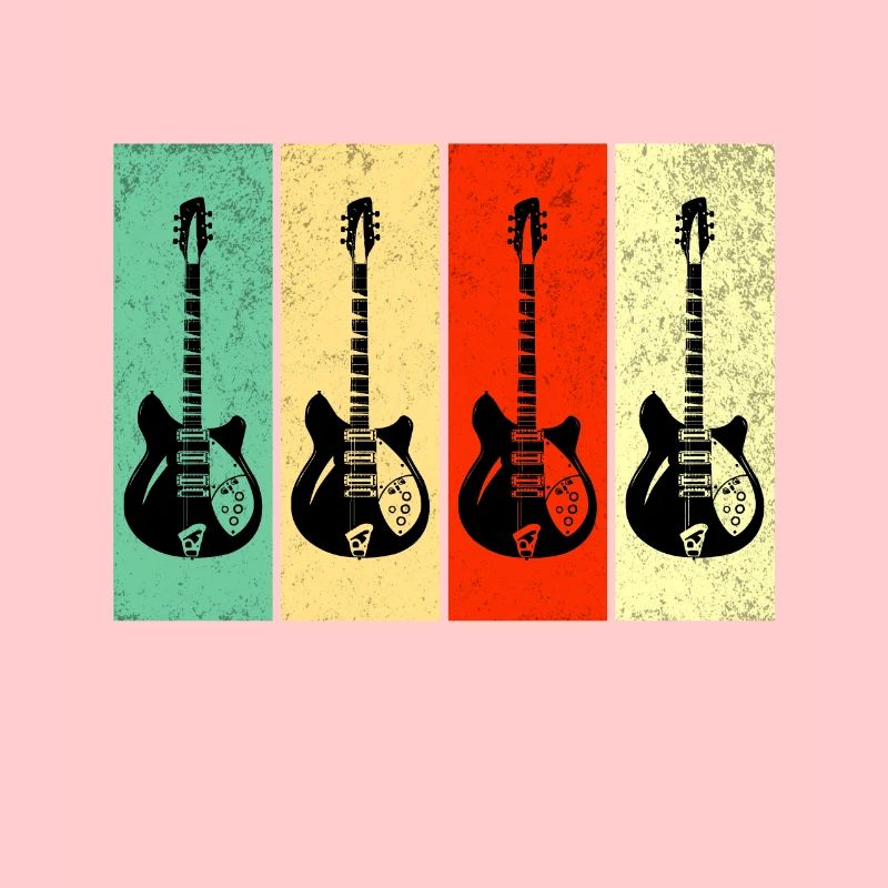 Guitare électrique vintage rétro
