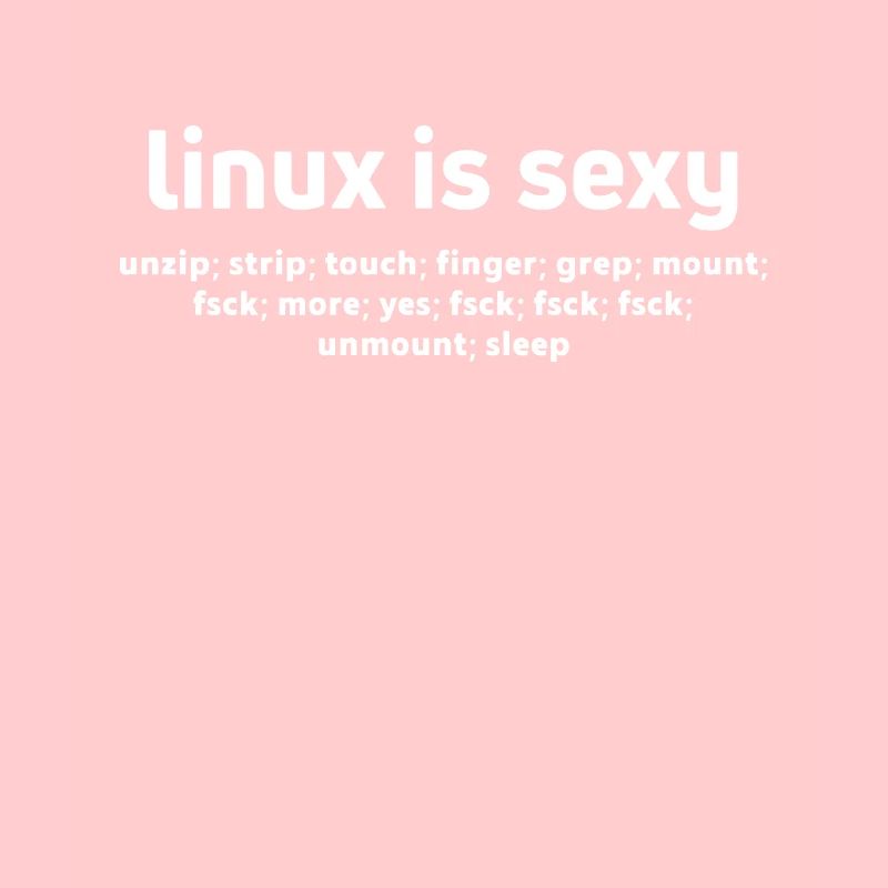 Linux Funny Commands Fsck Unmount Linux-Benutzer