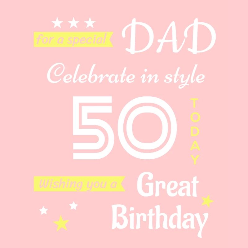 50th Birthday Gift for Dad