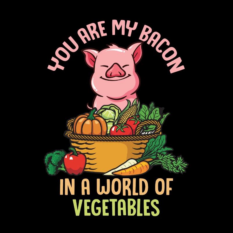 Tu es mon cadeau de jour de bacon drôle de bacon