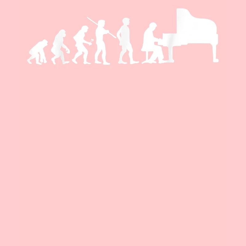 Evolution Piano Player Pianist Funny Orchestra
