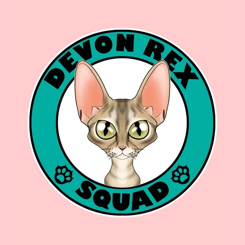 Devon Rex Squad I Cat Lover I Devon Rex Cat