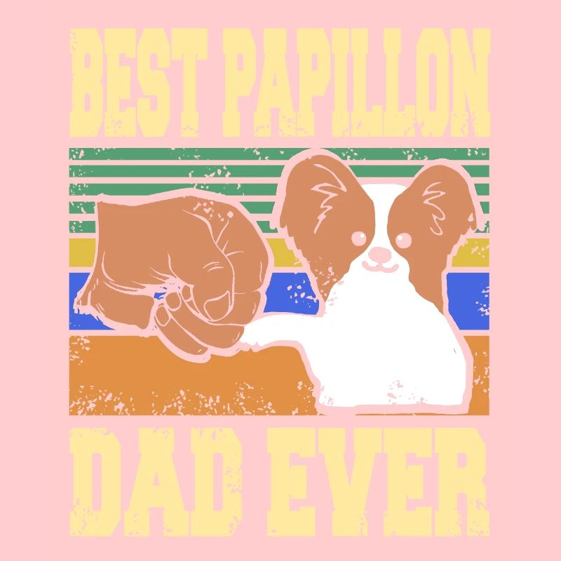 Best Papillon Papa Ever Toy Spaniel