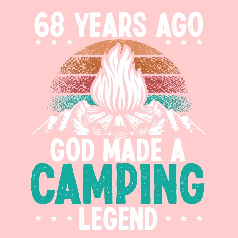 68 Year Old Camping Legend Scout 68Birthday Camper