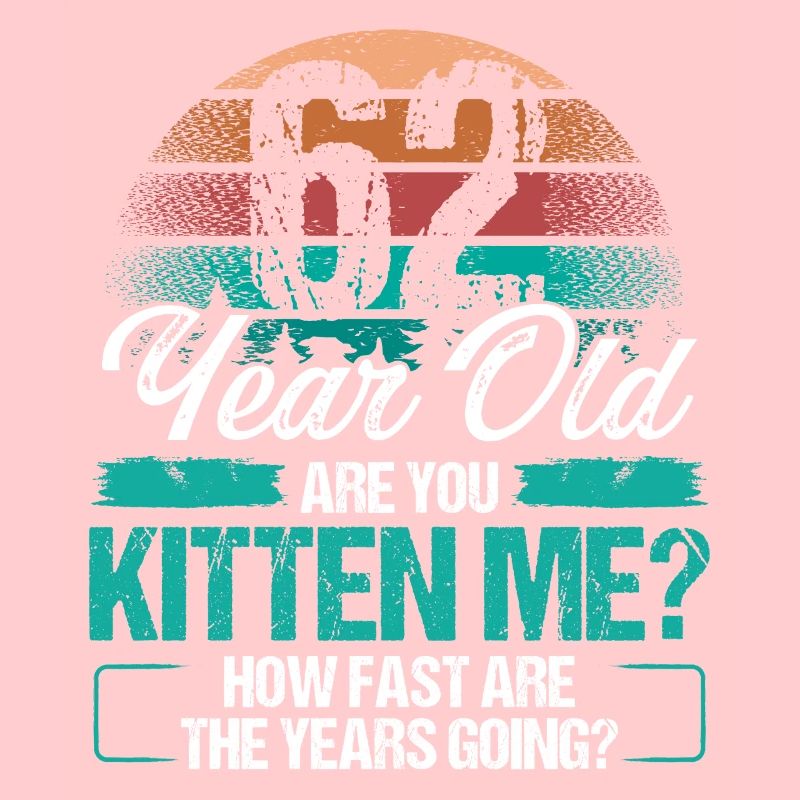 62 ans drôle de chat propriétaire idée d’anniversaire chaton