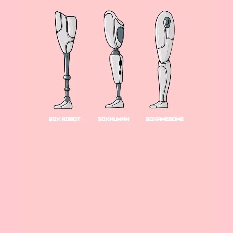 Amputation Bein Protese Cyborg Unfall Arm