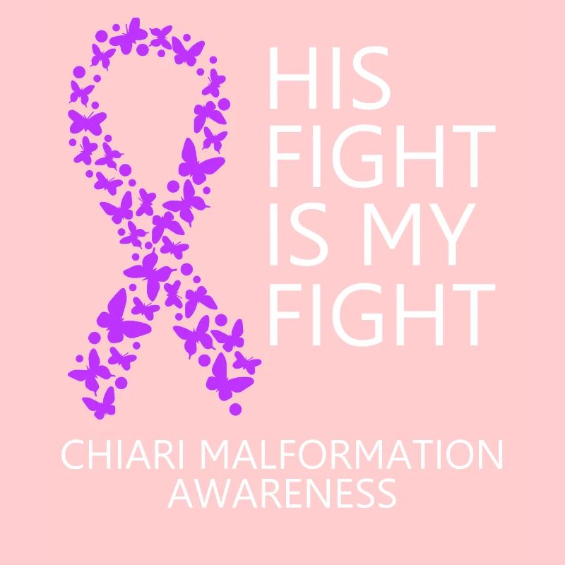Ruban de malformation Chiari Son combat est mon combat