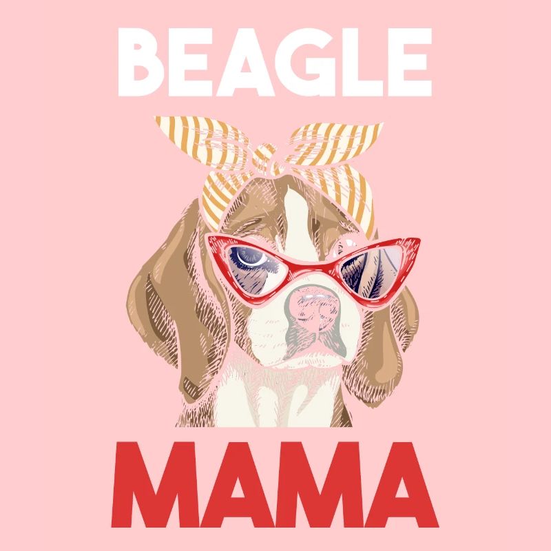 Hund Beagle Mama