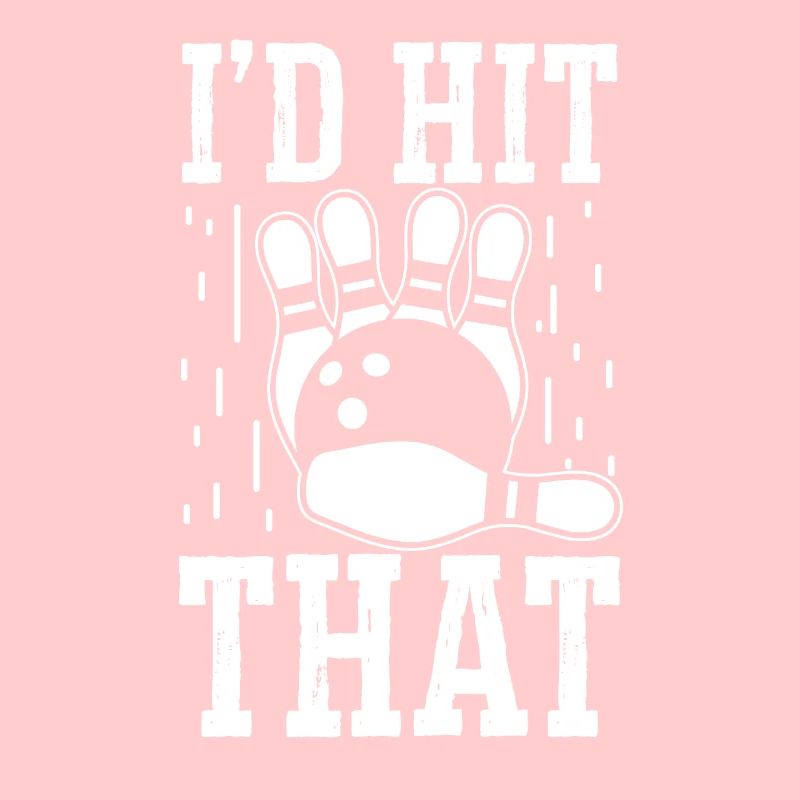 J’avais frappé ce design de bowling