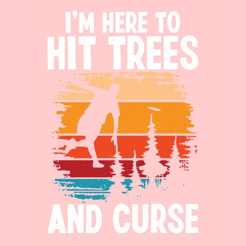 Disc Golfer hit Trees and Curse