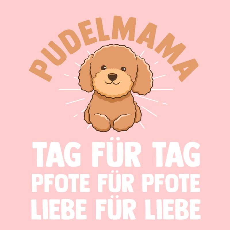 Hund Hundemama Pudelmama Mutter Pudel