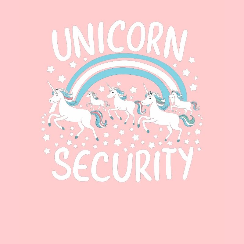 Einhorn Sicherheit Einhorn-Motto Unicorn Security
