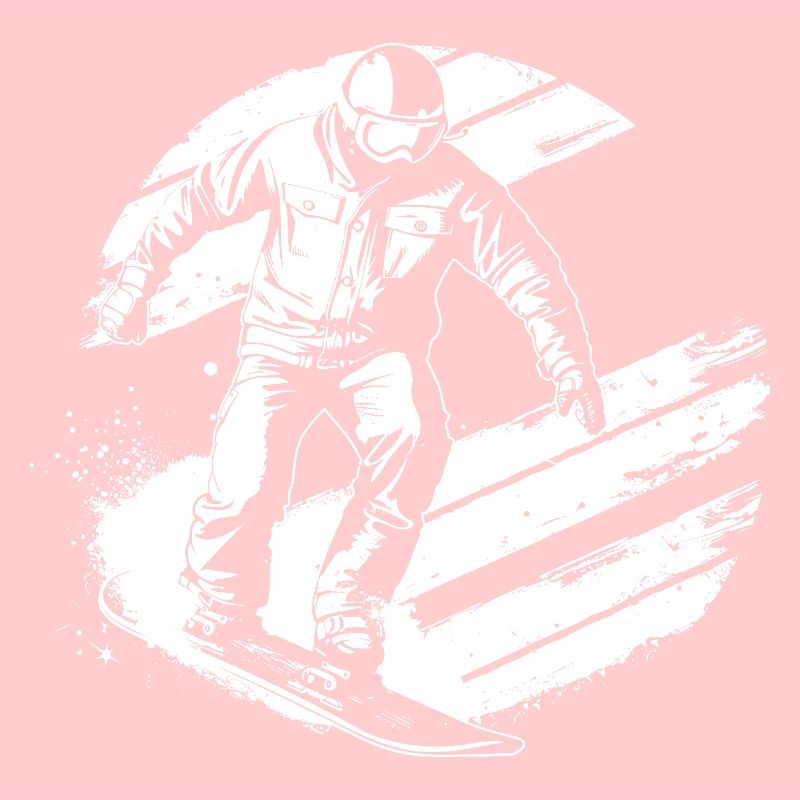 Snowboarder Drawing