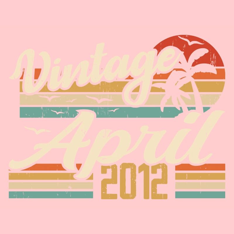 April 2012 Geburtstag Vintage Geschenkidee 2012