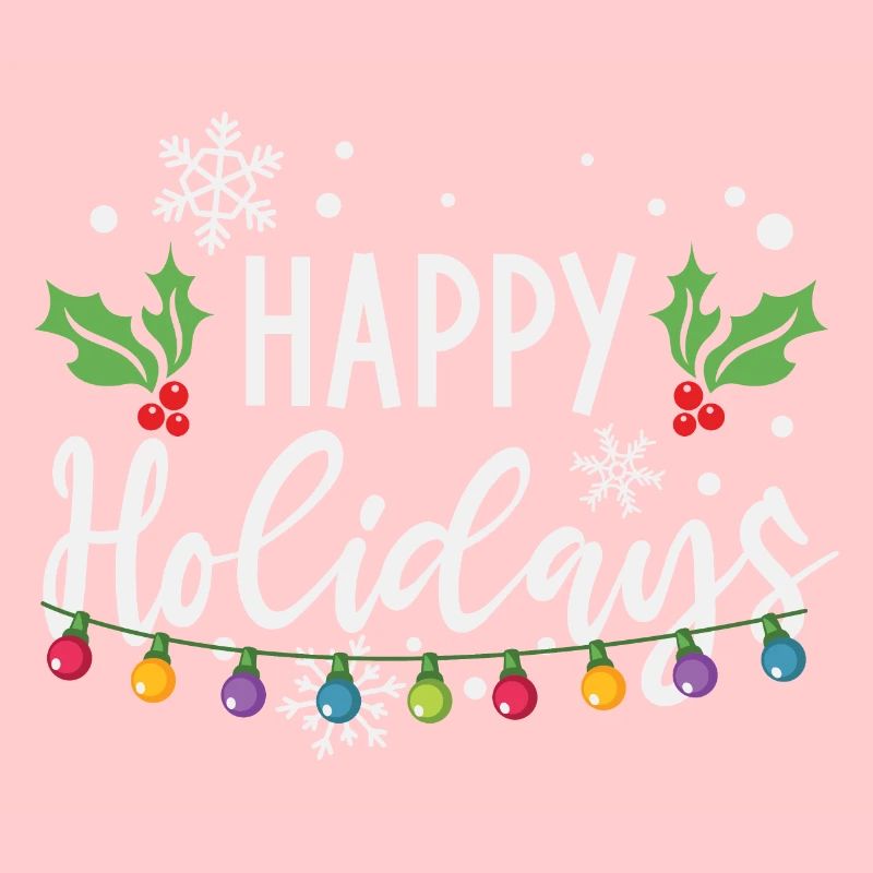 Joyeuses Fêtes De Noël Ampoules
