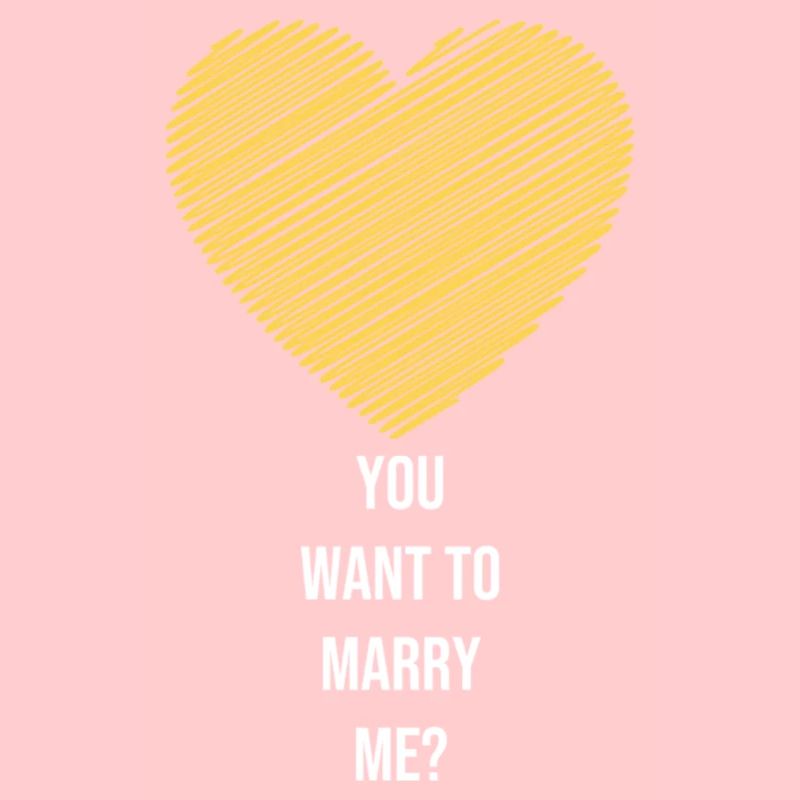 La proposition silencieuse du mariage (Créatif)