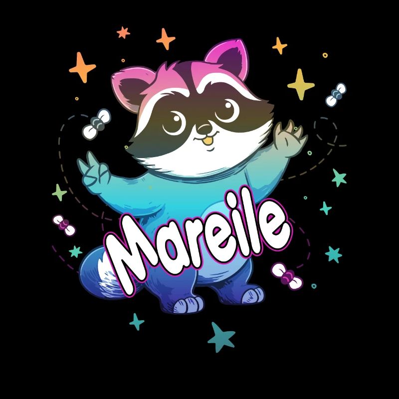 Mareile - Schöner Mädchen Name mit süßem Waschbär