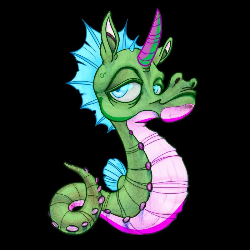 Cheval de mer doux Licorne Hippocampe Idée cadeau