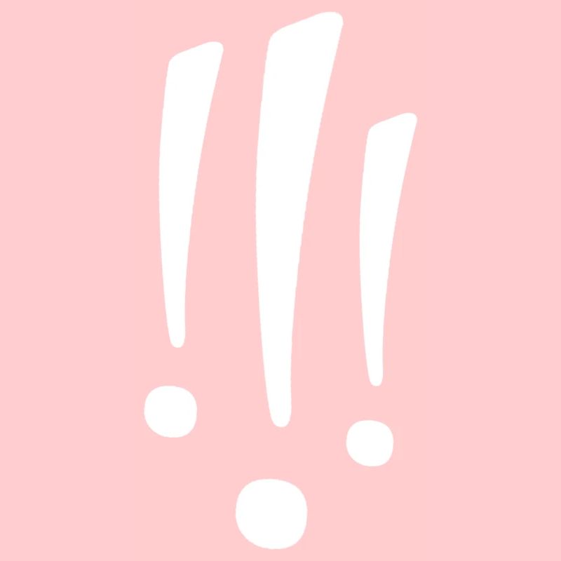 Ausrufezeichen - exclamation mark - Satzzeichen