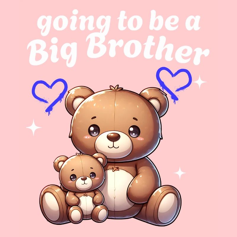 Ich werde ein großer Bruder süße Teddybären,