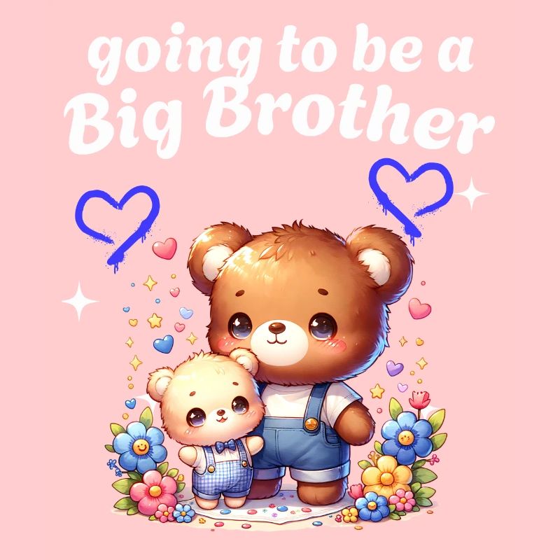 Ich werde ein großer Bruder süße Teddybären,