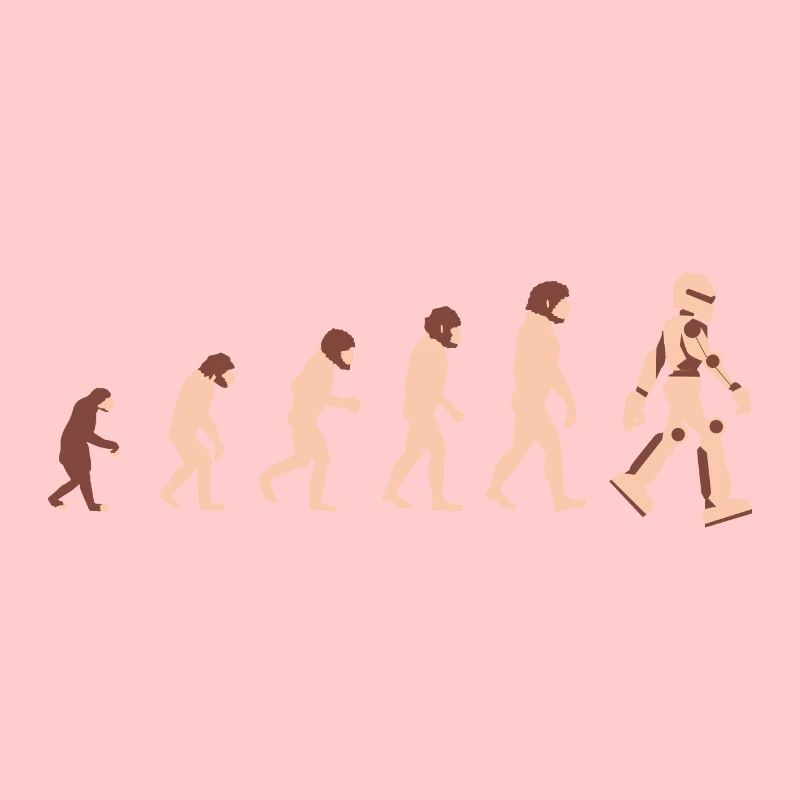 Theory of Evolution Robot Future - Geschenkid