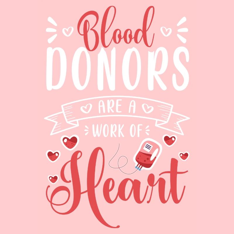 Blutspender Danke Held Blutgruppe