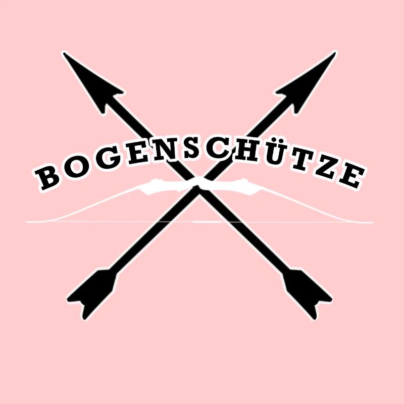 Bogenschütze-Pfeil und Bogen