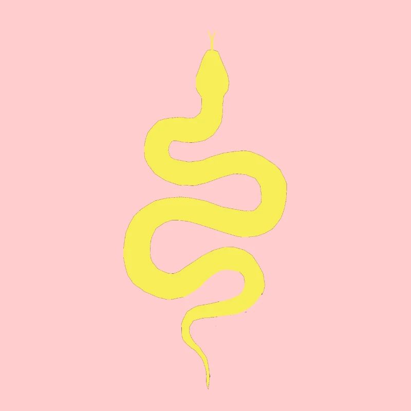 serpent jaune