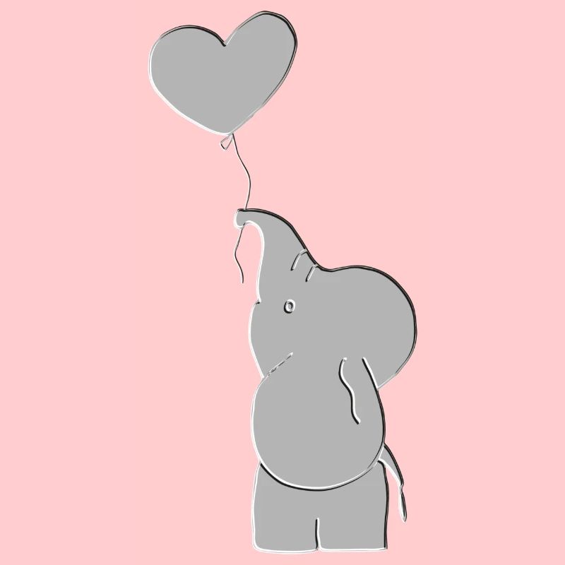 Ballon de secours éléphant