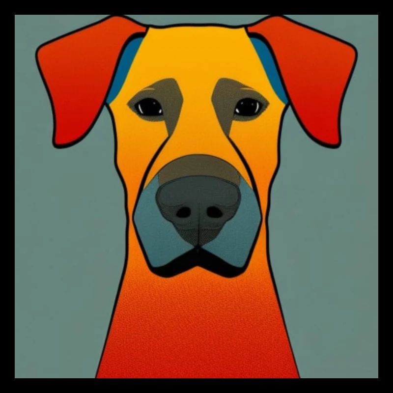 Hund Pop-Art