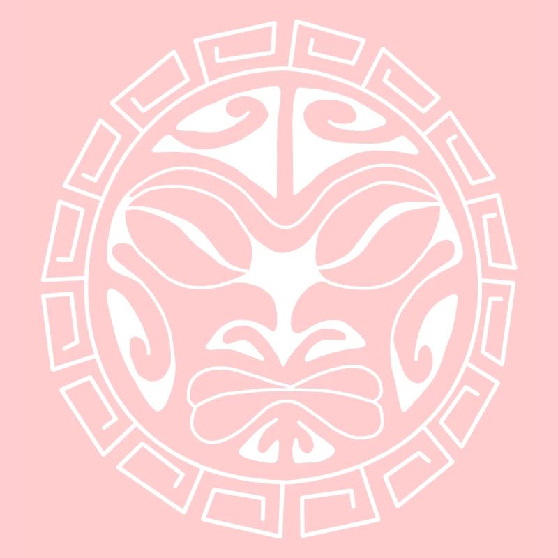 Maori visage peuple