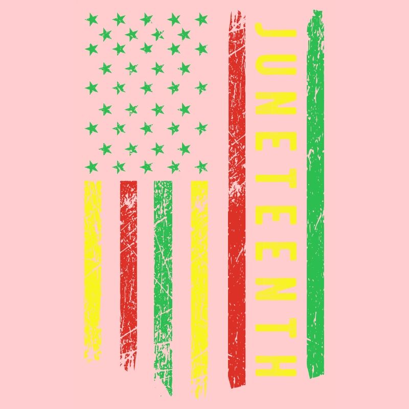 Juneteenth dans un drapeau pour l’histoire des Noirs africains