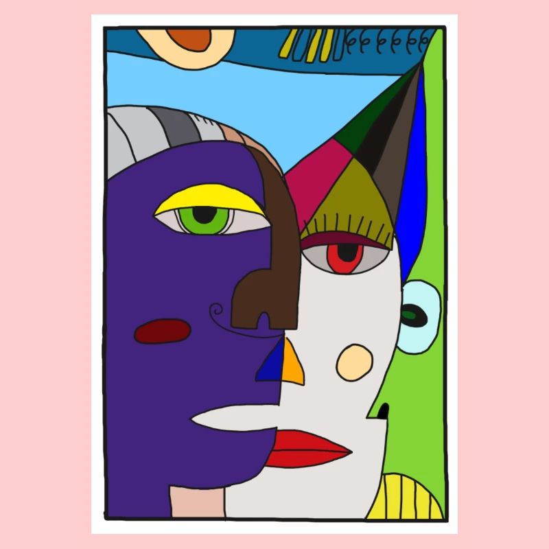 Abstract Faces Picasso