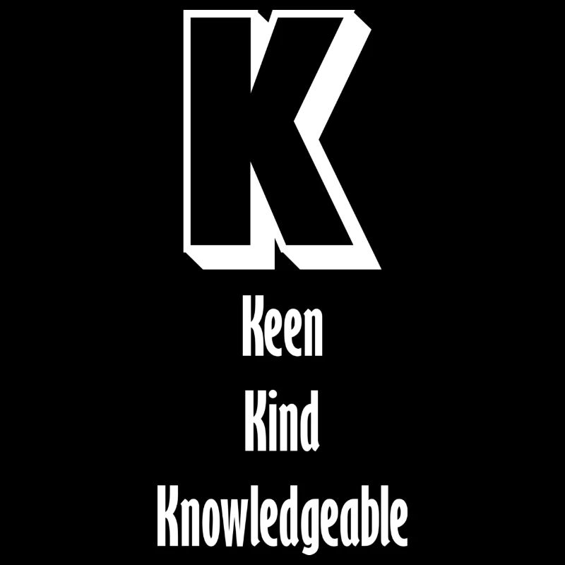 Buchstabe & Zeichen (K)