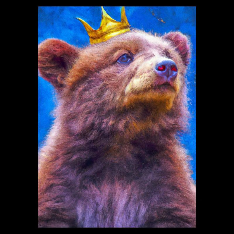Bär mit Krone