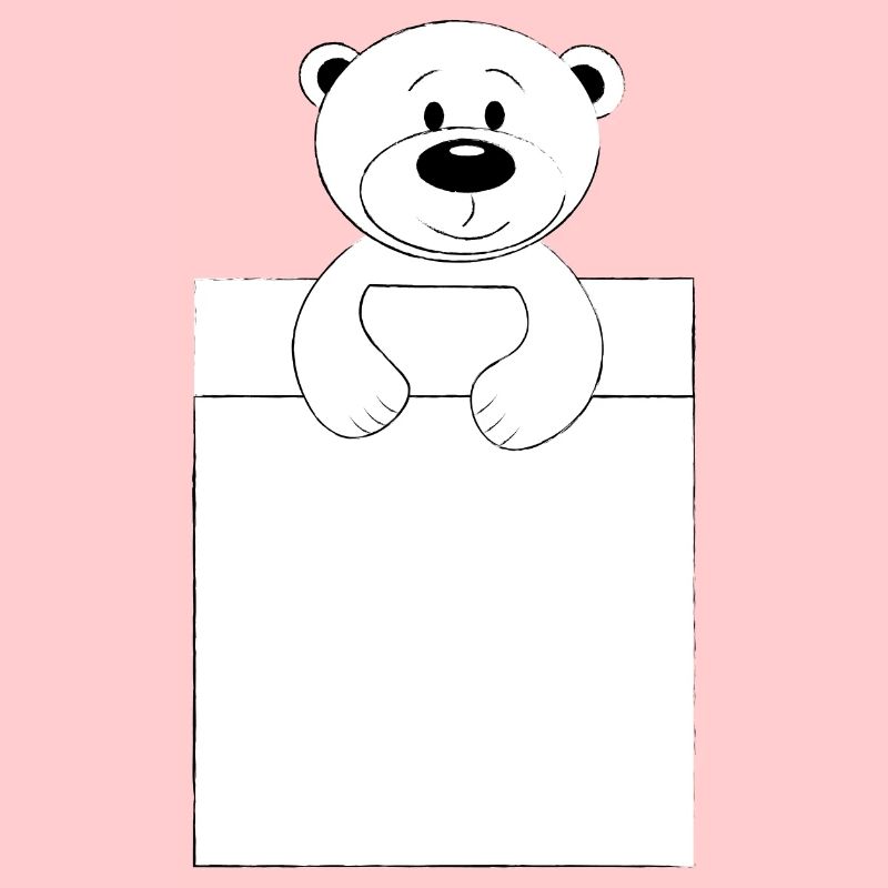 Bear in bed