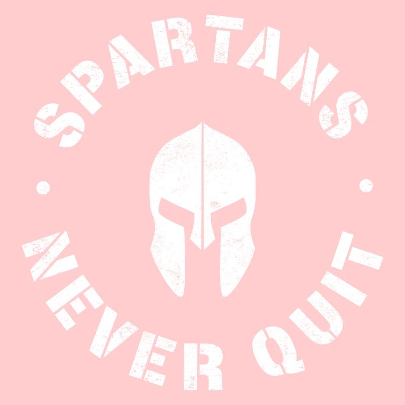 Spartans never quit white