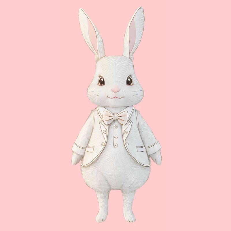Lapin mignon blanc 2