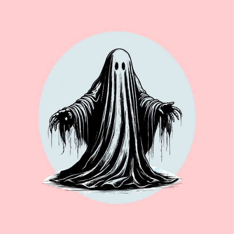 Conception graphique fantôme cool
