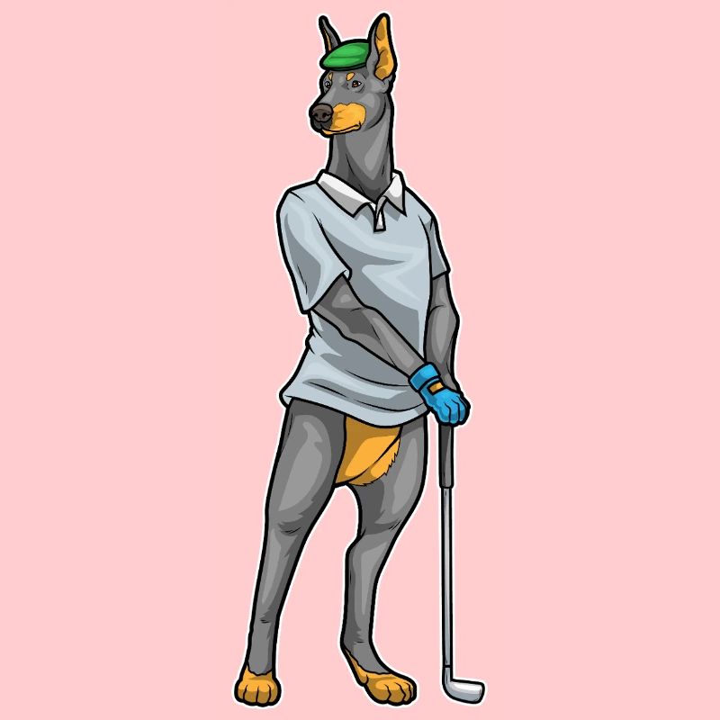 Dobermann Golf Golfschläger