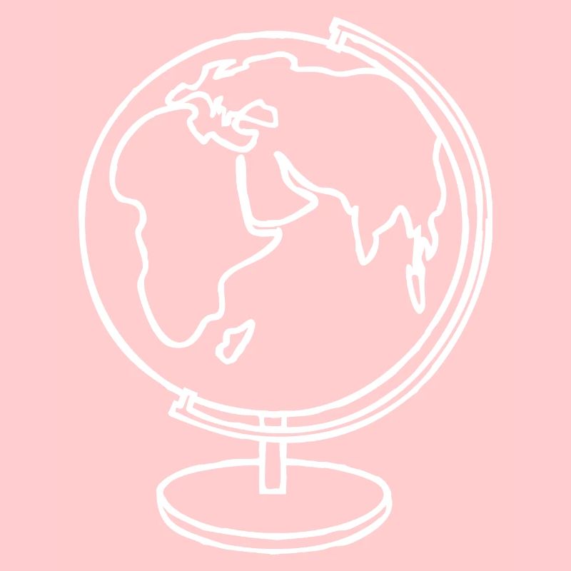 Globe dessiné à la main